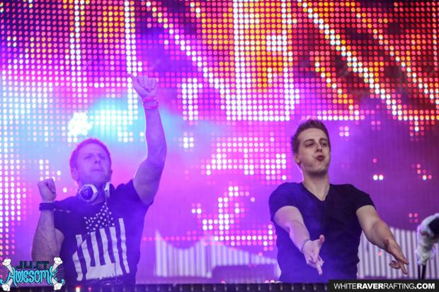 Chad and Dave of Tritonal, doing work.