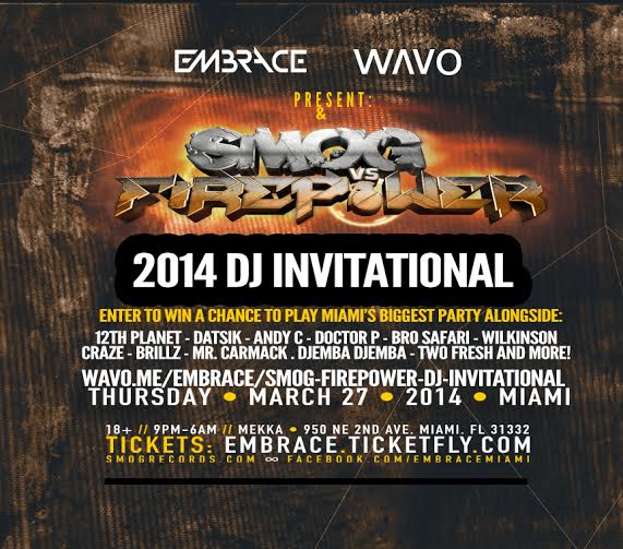 Calling All Djs You Could Play The Smog Vs Firepower Mmw Party Dj Invitational Raverrafting