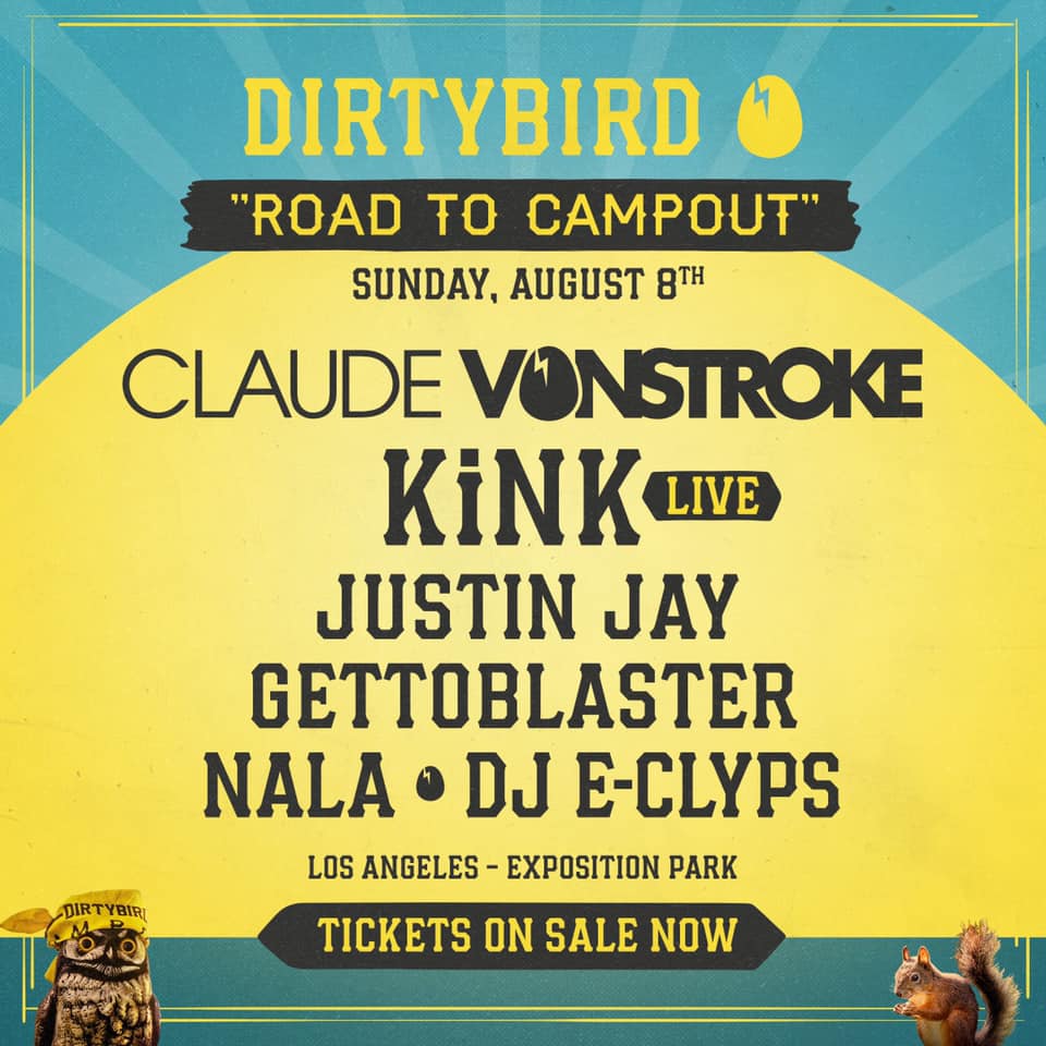 Justin Jay and Gettoblaster Joins Dirtybird Road to Campout