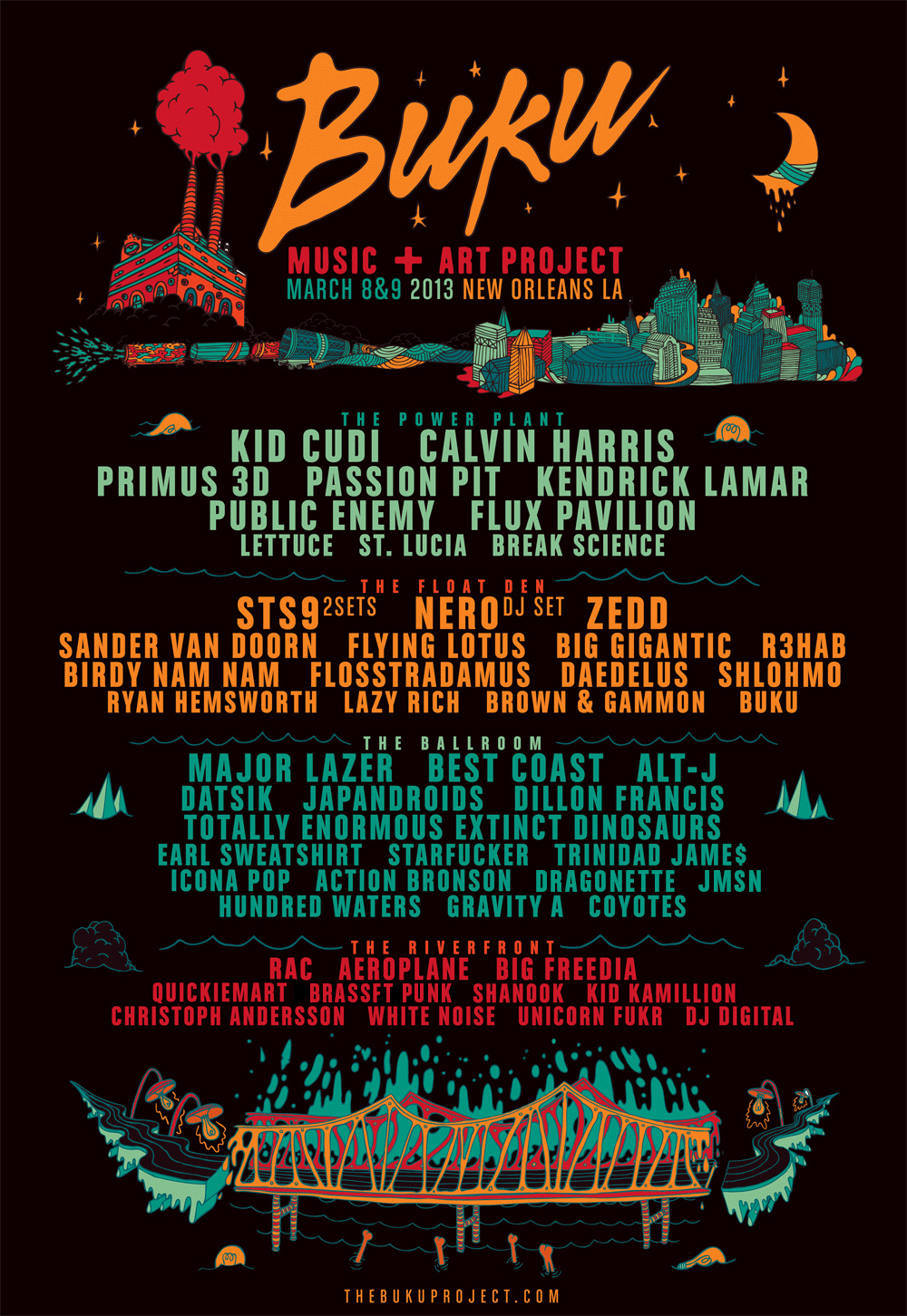 Buku Music Festival 2013 Full Lineup