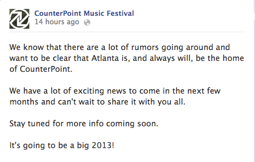 CounterPoint staying in Atlanta!!!