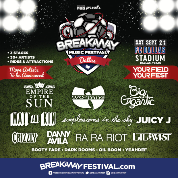 breakaway music festival lineup columbus ohio
