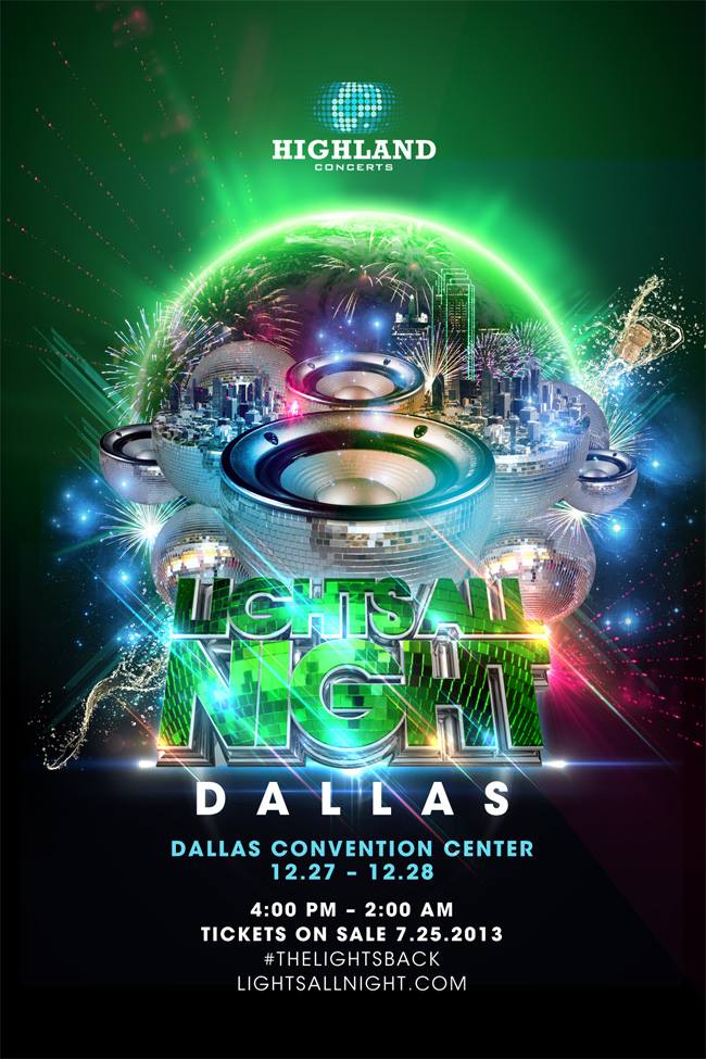Lights All Night Returns to Dallas December 27 28 (+ Festival