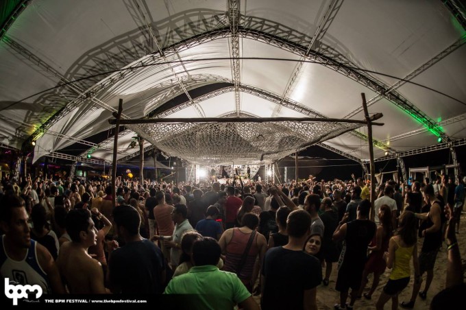 Rain? No problem, The BPM Festival has a solution.