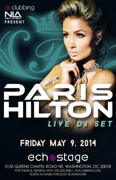 Paris Hilton Graces The Nation's Capital With Her DJ Prescence