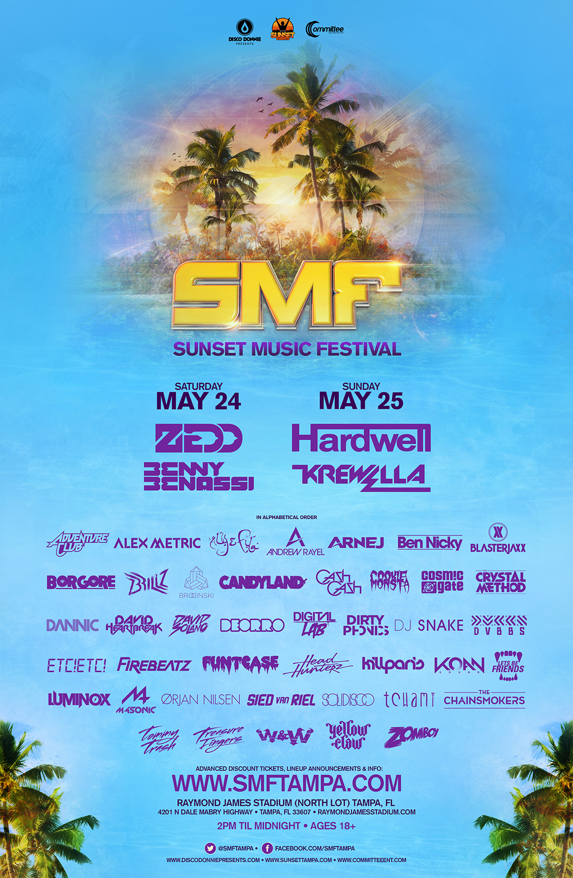 Sunset Music Festival Reveals Phenomenal 2014 Lineup RaverRafting