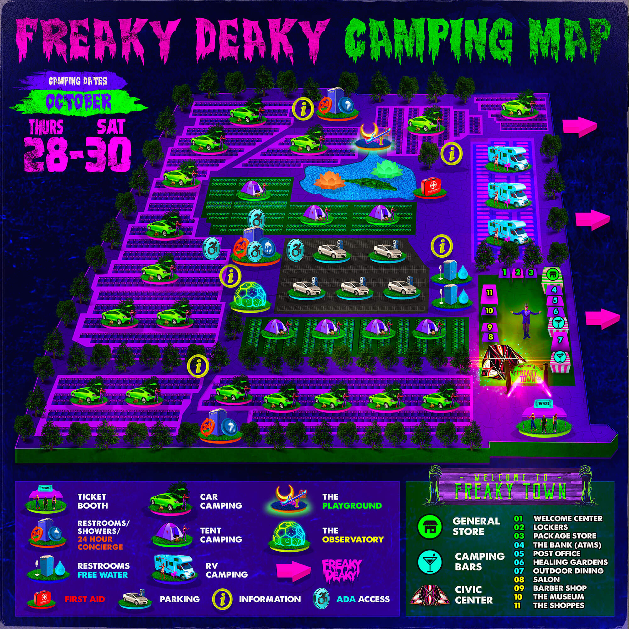 Freaky Deaky Releases Camping Map + Terrifying Trailer