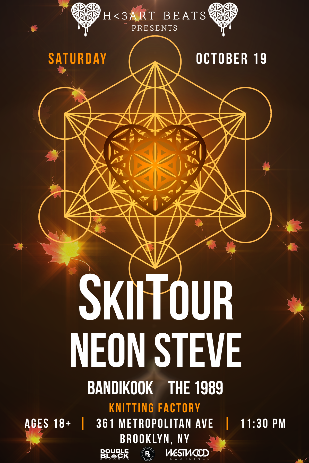 SkiiTour, Kind Neon & More To Play Knitting Factory Brookyn Late October [Event Preview]