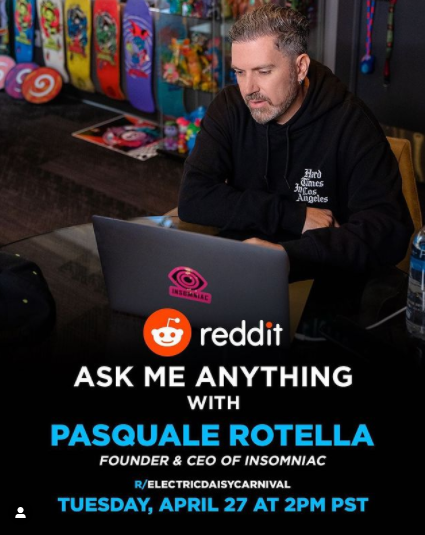 Insomniac’s Pasquale Rotella to Host Reddit AMA on EDC Las Vegas Situation