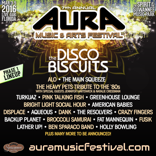 AURA 2016 Phase One Lineup