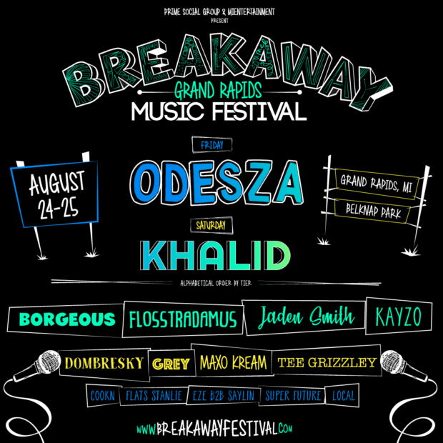 Breakaway Festival Lineup For Columbus & Grand Rapids