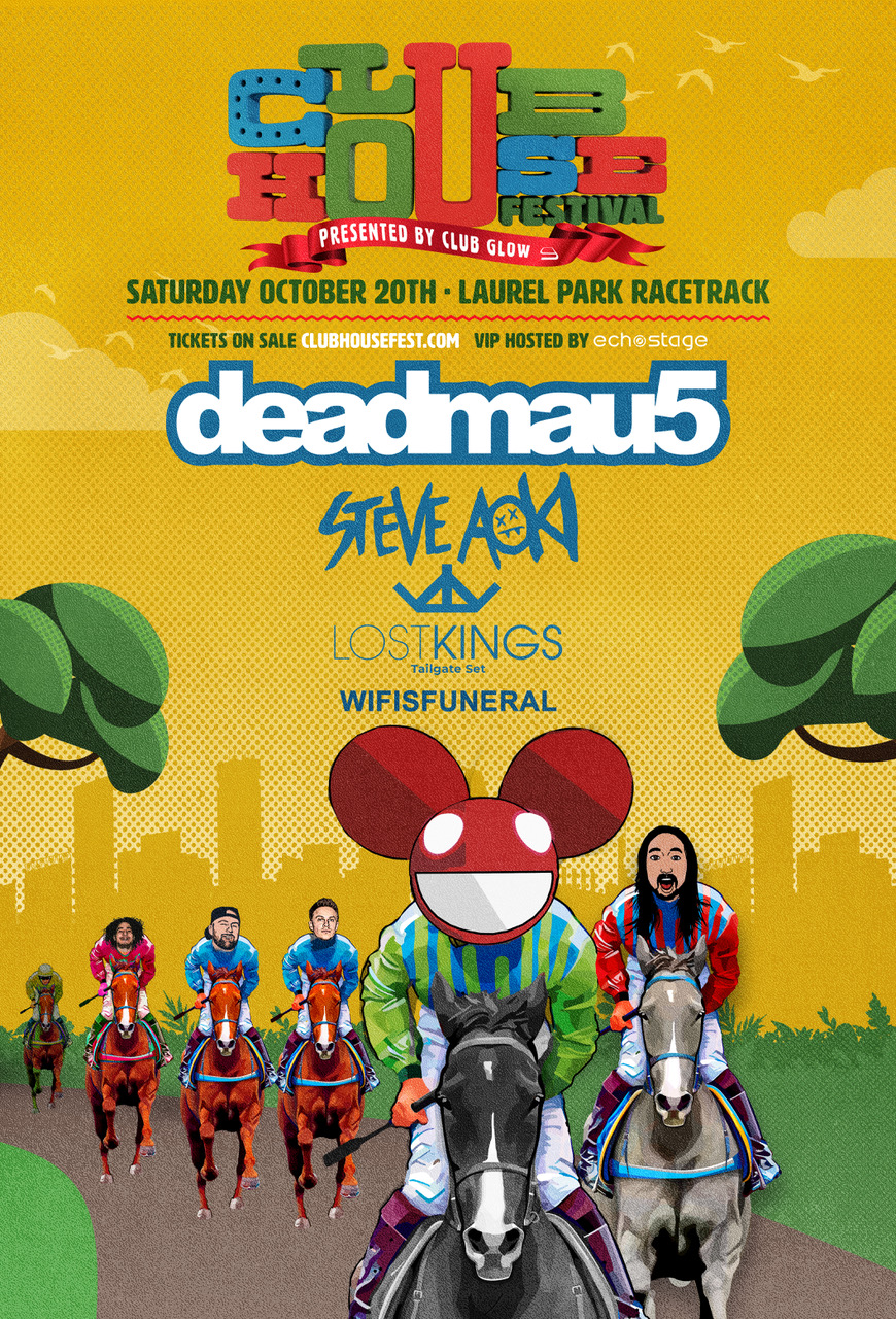 Deadmau5 & Steve Aoki to Headline Clubhouse Festival in Maryland