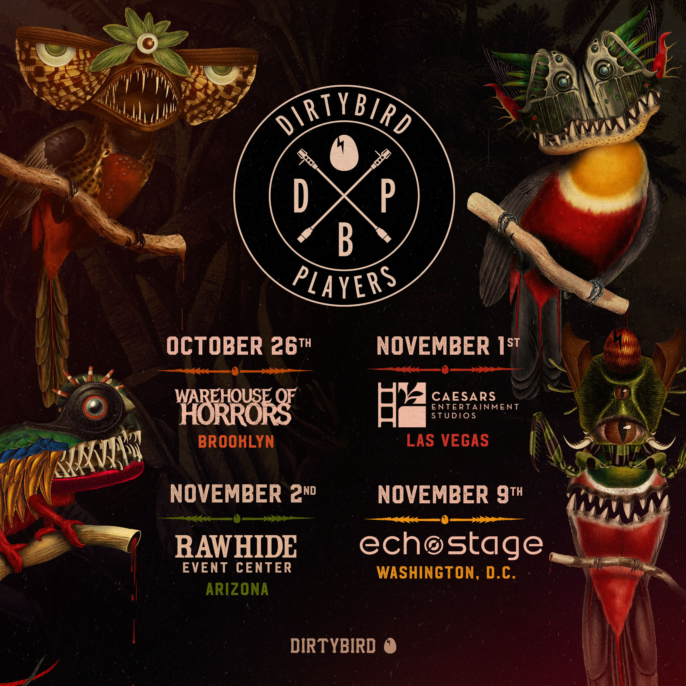 Dirtybird Players Club Fall Tour is Landing in Brooklyn, Vegas, DC, and Arizona