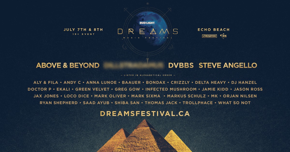 Newly Transformed Dreams Festival Reveals Lineup with Above & Beyond