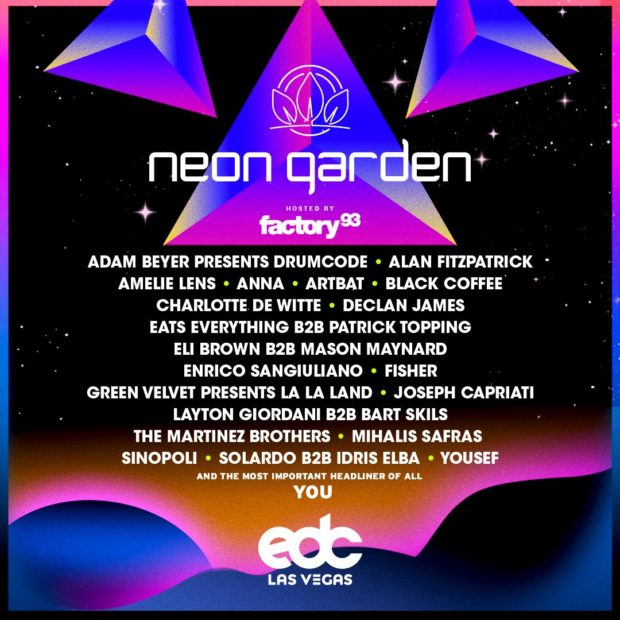 EDC Las Vegas Stage Spotlight: neonGARDEN | RaverRafting