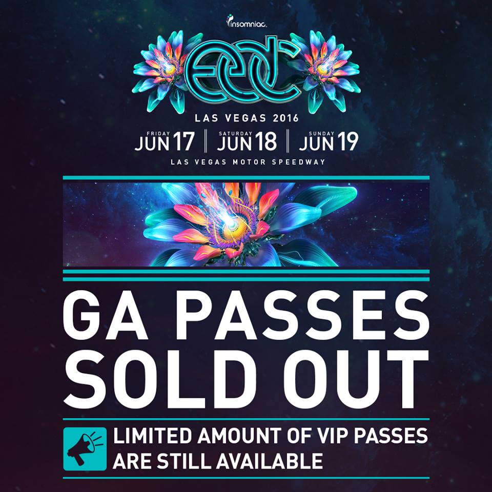 EDCLV sold out