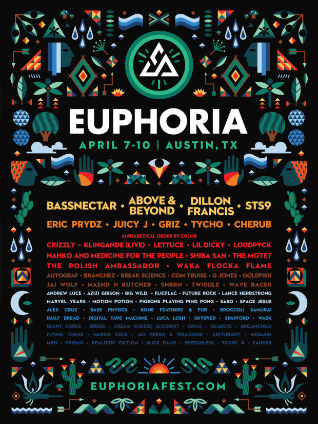 Euphoria_2016_ Full_Lineup