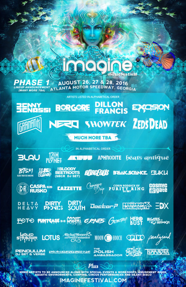 Imagine 2016 Festival Final Lineup
