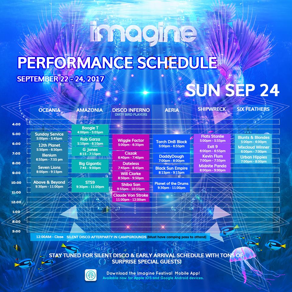 Imagine Music Festival Drops Daily Schedule, Mobile App, and More