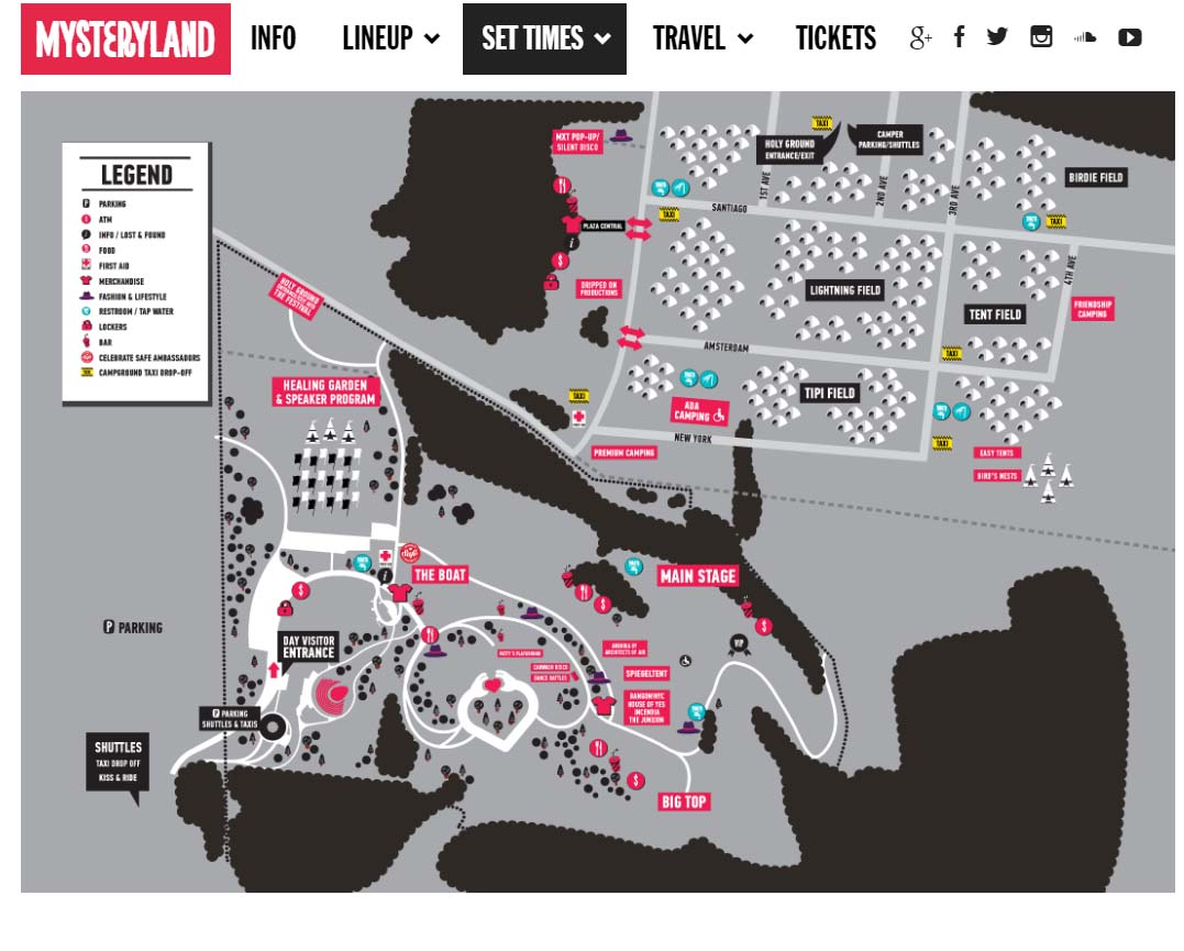 Mysteryland Reveals Set Times and Festival Map RaverRafting