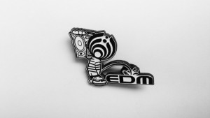A pin from March One Music, whom Bassnectar has worked extensively with on live events