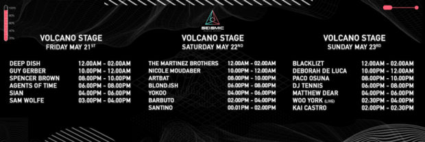 Volcano Stage at Seismic 3.3