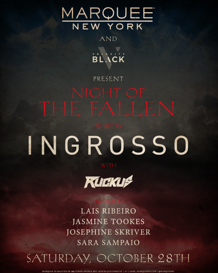 Sebastian Ingrosso’s Halloween Bash at Marquee NYC [Event Preview]
