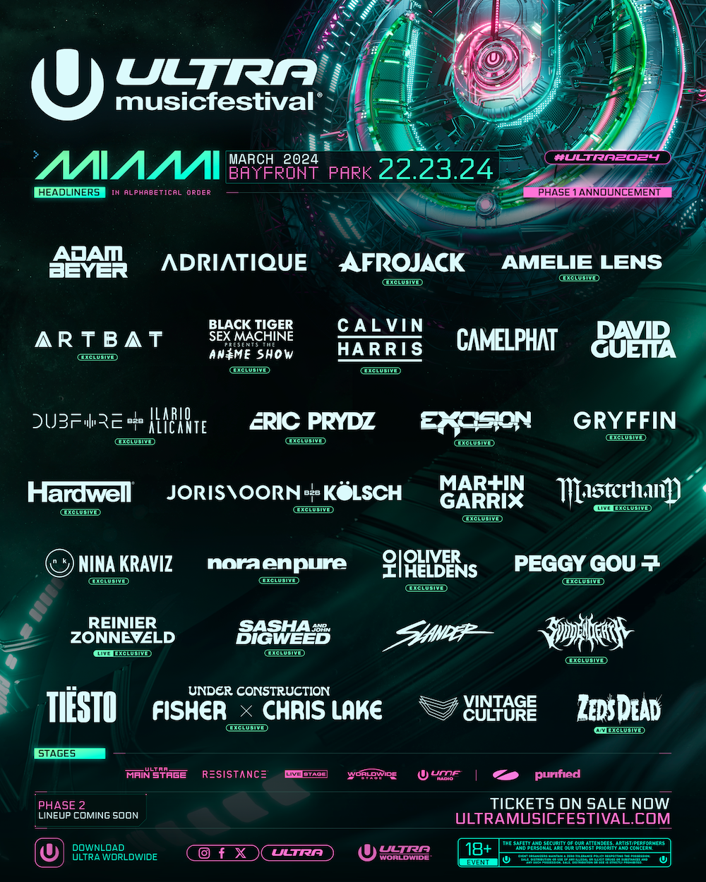 Afterlife Lineup - Miami Music Week : r/aves