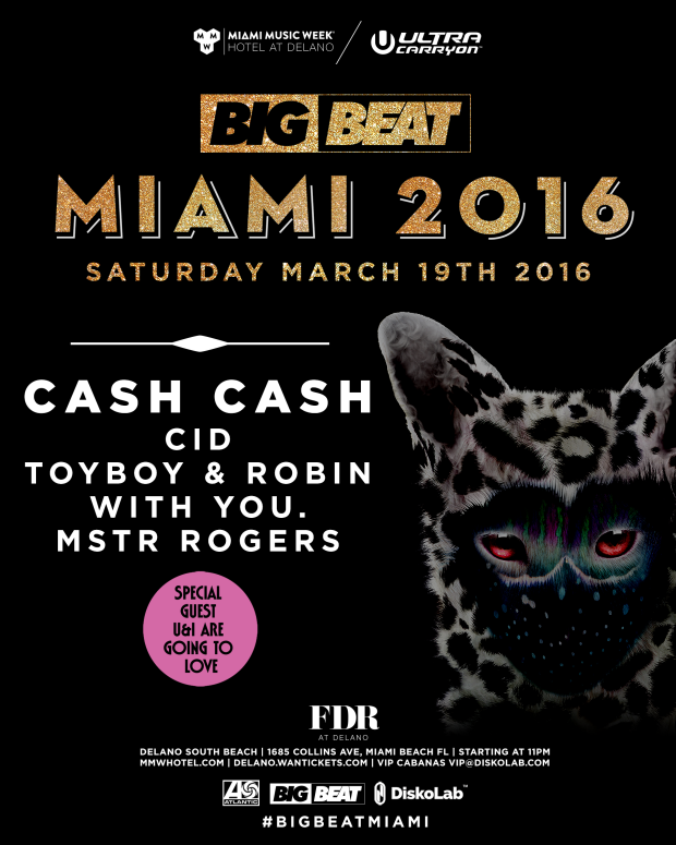 Big Beat MMW Cash Cash Flyer