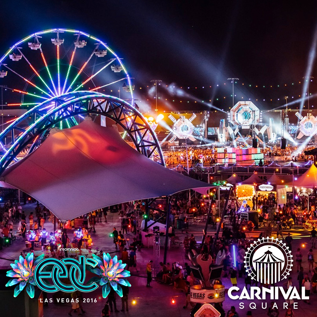 Edc Las Vegas Offers Up New Attractions In Carnival Square Raverrafting