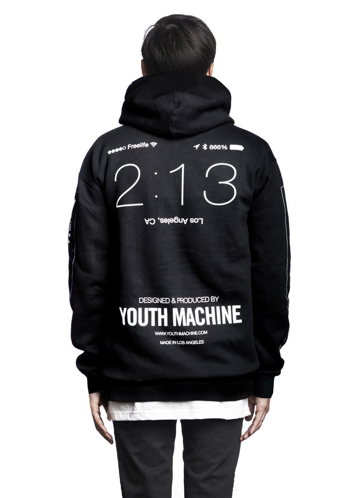 youth machine hoodie