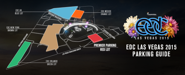 EDC Las Vegas 2015 Parking